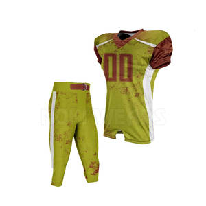 Uniforme de Fútbol Americano Ligero de Servicio OEM al por Mayor, Uniforme de Fútbol Americano Resistente con Color Personalizado - Product Image 5