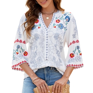 Hauts d'été à manches courtes pour femmes Chemises de réservoir décontractées basiques avec coupe ample T-shirts de base de grande taille - Product Image 4