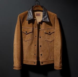 Veste de moto unisexe classique en toile véritable, imperméable, coupe-vent, écologique, douce au toucher, qualité supérieure, avec glands sur le devant - Product Image 5