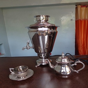Best Quality 5liters Electric Tea Maker Brass Samovar Made by Indian Samovar Exports - Product Image 1