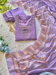 <b>Women's</b> Floral Print Anarkali Dress New Cotton & Rayon <b>Kurti</b> Ethnic Office Wear <b>for</b> Parties - Product Image 3