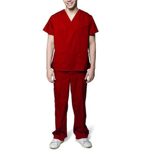 Meilleure qualité, nouveau Style de styliste élégant blouses médicales unisexe médecins col en v pour hommes blouses d'allaitement uniformes ensembles de gommes médicales pour hommes - Product Image 5