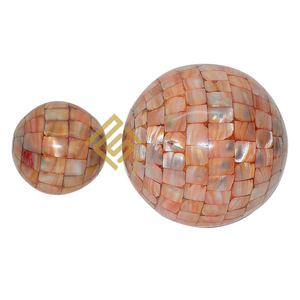 Diseño antiguo Venta al por mayor Bola de decoración de metal Nuevo diseño 2025 Accesorios Decoración Colorido Moderno Hogar de lujo de alta calidad - Product Image 3