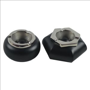 ที่เขี่ยบุหรี่ทรงสี่เหลี่ยมสี่เหลี่ยมหรูหราสีดำสีขาวที่เขี่ยบุหรี่จานซิการ์ที่เขี่ยซิการ์ทองเหลืองพร้อมโลโก้ชื่อของคุณมาใหม่ - Product Image 1