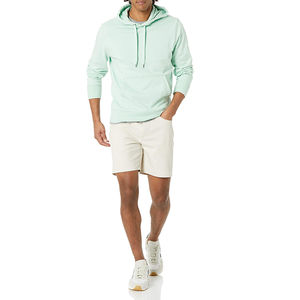 Sudaderas con capucha de lana de algodón de gran tamaño para hombre, ropa informal teñida Lisa personalizada de alta calidad, servicio OEM con colores y tamaños personalizados - Product Image 5