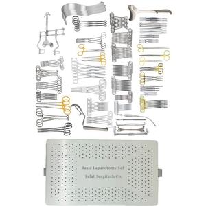 Instrumentos/Equipo Básico para Cirugía Abdominal, Juego de 108 Instrumentos para Laparotomía, Instrumentos Quirúrgicos, Narham Enterprises - Product Image 2