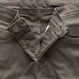 Nouveau marron hommes 100% coton Denim écologique décontracté robuste taille moyenne coupe décontractée Style vieilli broderie Shorts - Product Image 4