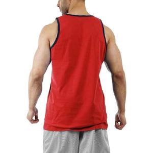 <b>Men's</b> Tank Tops Custom 100% Cotton Spandex Gym Vest Fitness Wear Tank Tops Summer Wear Wholesale Best Selling Solid Color 2025 - Product Image 4