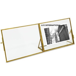 Cadre photo en métal durable, carré, idée cadeau idéale pour le bureau, la chambre à coucher, le salon, se pose facilement sur une table - Product Image 2