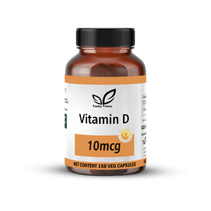 Fabricación de Marca Privada, 150 Cápsulas de 10mcg de Vitamina D, Suplementos Herbales para Mejorar la Densidad Ósea, Uso en Adultos, OEM/ODM - Product Image 1