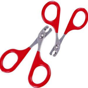 ที่ตัดเล็บด้ามไม้สีแดงสำหรับสุนัขและแมวที่ตัดขนสัตว์เลี้ยงดูแลรักษาเล็บ - Product Image 2