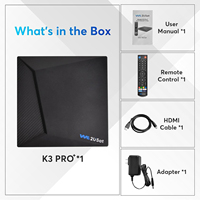 2026 We2USat K3 PRO+ Gratis Quad Core Android 12 TV Box 4K BT 5.0 WiFi6 1000M LAN 4GB RAM 64GB H.265/VP9 Streaming Terbaik