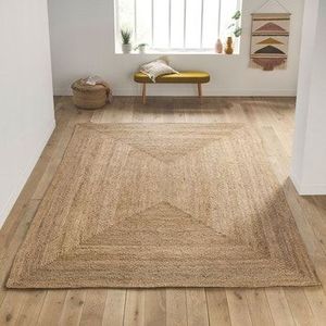 Alfombras de jacinto de agua duraderas y naturales para salas de estar espaciosas e interiores funcionales lavables y decorativas - Product Image 6