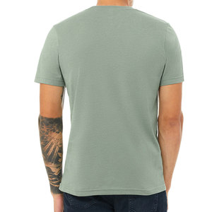 Gym respirante 100% coton impression personnalisée blanc uni hommes t-shirt quantité minimale de commande concevoir vos t-shirts sur mesure - Product Image 6