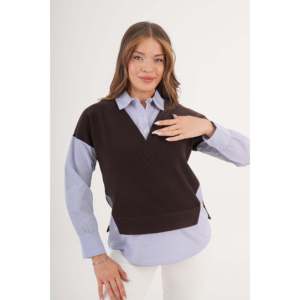 เสื้อเชิ้ตผ้าป๊อปลินสไตล์ลำลองทันสมัย แต่งขอบอย่างมีสไตล์ ขายส่ง - Product Image 4