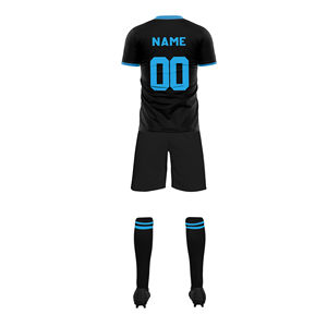 Wholesale Winter Soccer Uniform Fully Customized Sets Breathable <b>Waterproof</b> Lightweight Quick Dry High Quality 100% Polyester - Product Image 2