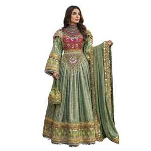 Servicio OEM ODM, Últimos Diseños de Vestidos Afganos Kuchi Vintage para Mujer, Talla Grande, Vestido de Novia, Vestido Afgano para Dama - Product Image 1