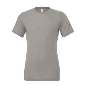 Logo personnalisé T-shirt unisexe à manches courtes en trois mélanges T-shirts pour hommes respirant - Product Image 5