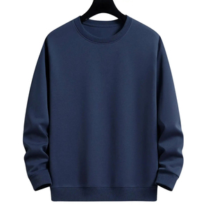 Sudadera con Capucha Verde Oliva para Hombre, Corte Regular, Felpa de Algodón, Estilo Casual para Otoño, Diseño con Bolsillos, Tejido Liso Teñido - Product Image 5