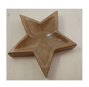 Bandeja de Madera para Frutas con Forma de Estrella, Artesanía para Dulces y Galletas, Diseño de Primera Calidad, Superventas - Product Image 6
