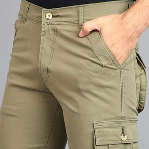 Servicio OEM Pantalones Jogger Cargo Casuales para Hombre Hechos a Medida 100% Algodón Diseño Multibolsillos Corte Recto Lavado Transpirable - Product Image 6