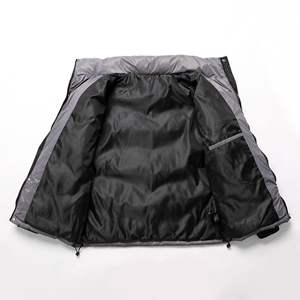 OEM vente en gros, vestes d'hiver décontractées personnalisées pour hommes, vestes d'hiver en coton à blocs de couleurs pour hommes vestes en nylon imperméables doudoune - Product Image 2