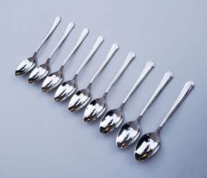 Juego de Cubiertos de Acero Inoxidable Moderno, Ecológico y de Calidad Vintage, Acero Pulido para Cocina o Fiestas, Procedente de la India - Product Image 5