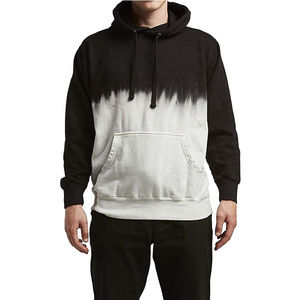 Nuevo diseño personalizado Street Cotton Tie-Dye Ripped Hoodie High Hip-hop Style Sweater desgastado para hombres Material de franela para invierno - Product Image 3