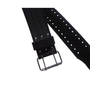 Ceinture de musculation en cuir véritable à simple/double boucle, protection dorsale professionnelle, vente en gros, personnalisation de marque - Product Image 5