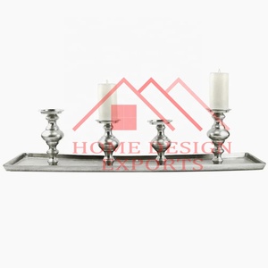 T-Light Pièce maîtresse Bougeoir avec verre Votive Salon Unique Table Top Bougeoir Best Seller Bronze - Product Image 4