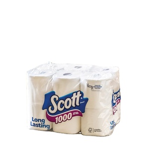 Scott 1000 Hojas por Rollo, 8 Rollos de Papel Higiénico, Papel para Baño - Product Image 1