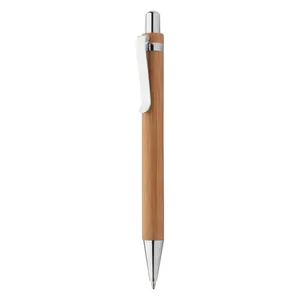 Penna a Sfera in Bambù Nero Ecologica Bashania, Gadget Sostenibile - Product Image 1