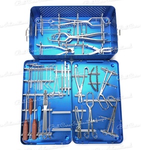 Ensemble d'instruments orthopédiques, plaques de reconstruction en acier inoxydable, manuel - Product Image 5