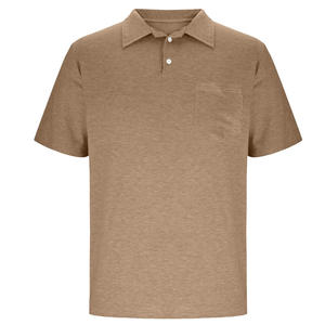 Polos de ajuste informal para hombre con logotipo de marca personalizado, etiqueta bordada, opciones de etiqueta para Gymwear, uniforme de oficina o equipo - Product Image 1