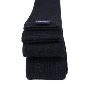 Proveedor paquistaní gran oferta artes marciales cinturón de algodón Bjj Judo Pantheraint Karate cinturón negro para hombres ropa de artes marciales 2025 - Product Image 5