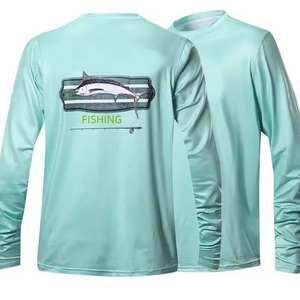 Camisas de Pesca Deportivas de Manga Larga para Hombre, de Secado Rápido, Transpirables, Anti-UV, OEM, Refrescantes - Product Image 3