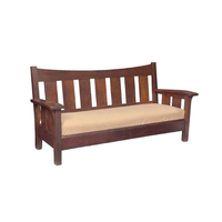 Canapé modulaire de luxe en tissu, 1, 2 ou 3 places, options personnalisables, forme en bois moderne pour le salon