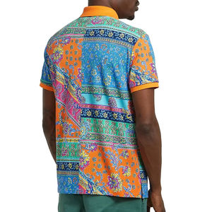 Sublimation personnalisée de la meilleure qualité pour les chemises pour hommes 100% coton uni couleur unie anti-rides séchage rapide caractéristiques logo personnalisé - Product Image 2