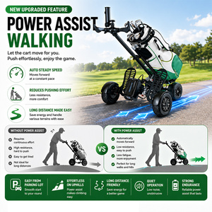 Chariot de golf électrique à 4 roues Eswing ES-1388 Pro avec cadre en aluminium pour utilisation sur le parcours - Product Image 2