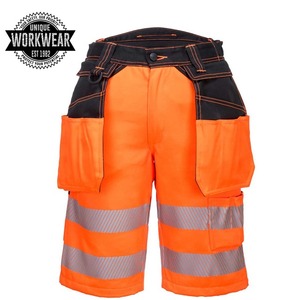 <b>Hi</b> <b>Vis</b> Reflective <b>Shorts</b> High Visibility Construction Work <b>Shorts</b> <b>Hi</b> Viz Work Wear Cargo <b>Shorts</b> for Men - Product Image 4