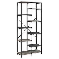 Étagère à livres de luxe en bois et métal pour le bureau et la maison, également utile pour la bibliothèque, étagère moderne pour ranger les livres