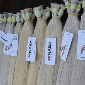 สีผมธรรมชาติคุณภาพเยี่ยม NASA HAIR เกรด 10A ผมเวอร์จิ้นแท้ เรียบลื่นแบบไหม ผมต่อเวียดนามแบบเย็บสองชั้น - Product Image 1