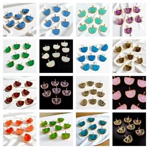 925 Plata limón forma cornalina tallada piedra preciosa hecha a mano encanto colgante DIY chapado en oro colgante de piedras preciosas - Product Image 2