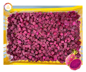 แก้วมังกรแช่แข็งแบบพรีเมี่ยมจากเวียดนามเนื้อแดงแปรรูปสำหรับสมูทตี้ของหวานผลไม้มังกรแช่แข็งแบบชั้นนำ - Product Image 1