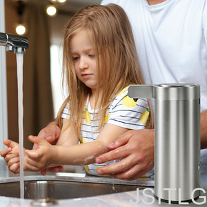 Dispenser Automatico di <span class=keywords><strong>Sapone</strong></span> Liquido Originale di Fabbrica, Lussuoso, in Acciaio Inox 304, Senza Contatto, Elettrico, con Sensore Intelligente, OEM per Bagno Domestico - Product Image 4