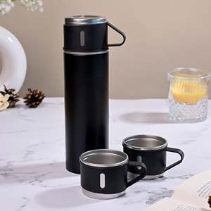 Ensemble de 3 gobelets isothermes sous vide en acier inoxydable au design classique Elite, pour le camping, l'usage personnel et les cadeaux - Product Image 3