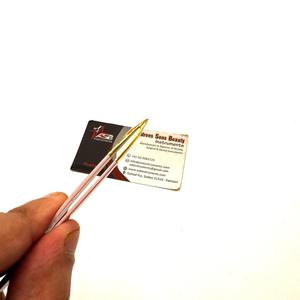 Pince à épiler à pointe pointue dorée Sourcils avec impression de logo personnalisé Pince à épiler en acier inoxydable pour façonner les sourcils Service OEM - Product Image 6