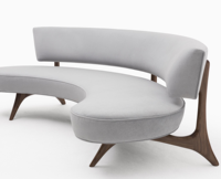 Ensemble de canapés sectionnels modernes de luxe en bois de teck, écologiques, avec coussins en mousse recouverts de tissu durable, pliables pour villa et parc