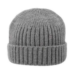 Hot Selling Knitted Beanie Cap High Quality <b>Women</b> Men Winter Casual Dress Warm Cuffed Beanie <b>Hats</b> With Custom Logo - Product Image 5