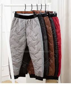 Pantalones y pantalones acolchados de lona ligeros hechos a medida, estilo informal único con cierre de cintura elástica, personaliza tu propio estilo - Product Image 5